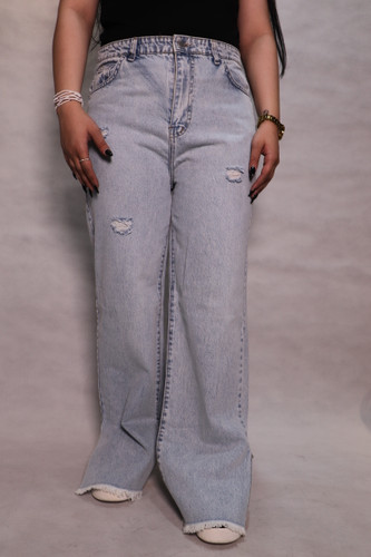 شلوار بگ چاک دار