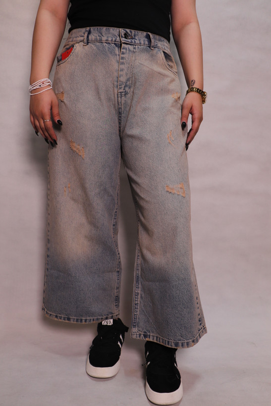 شلوار واید بگ