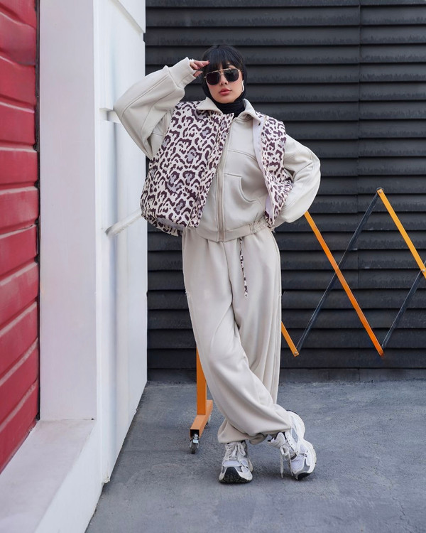 ست پافر سوییشرت شلوار