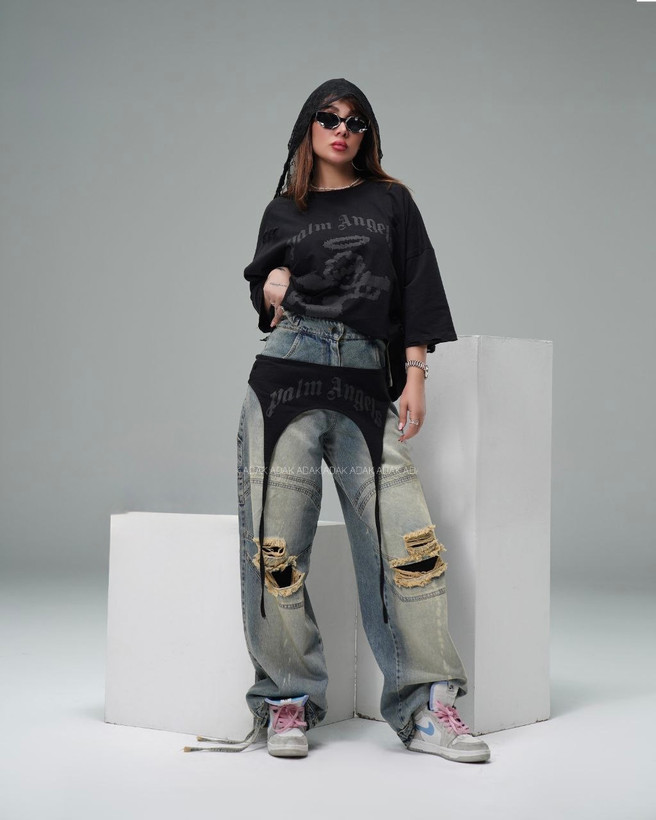 ست تیشرت شلوار جین